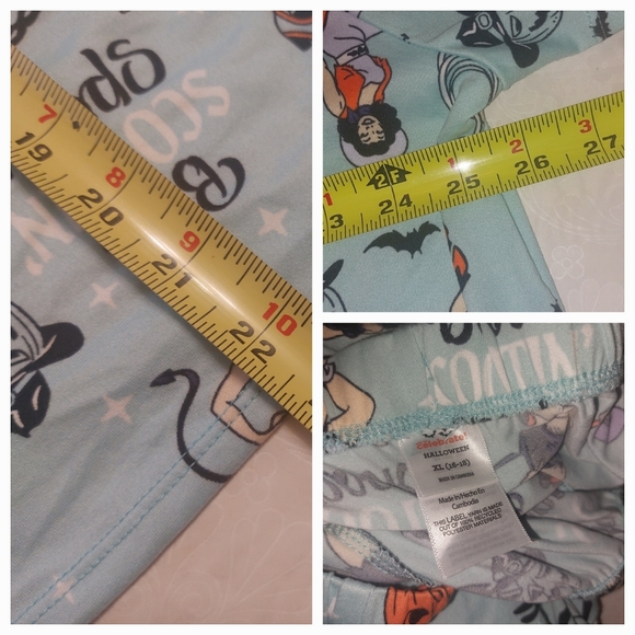 Way To Celebrate Halloween Pajama Set Top And Shorts Sz XL (16-18) - Picture 13 of 16